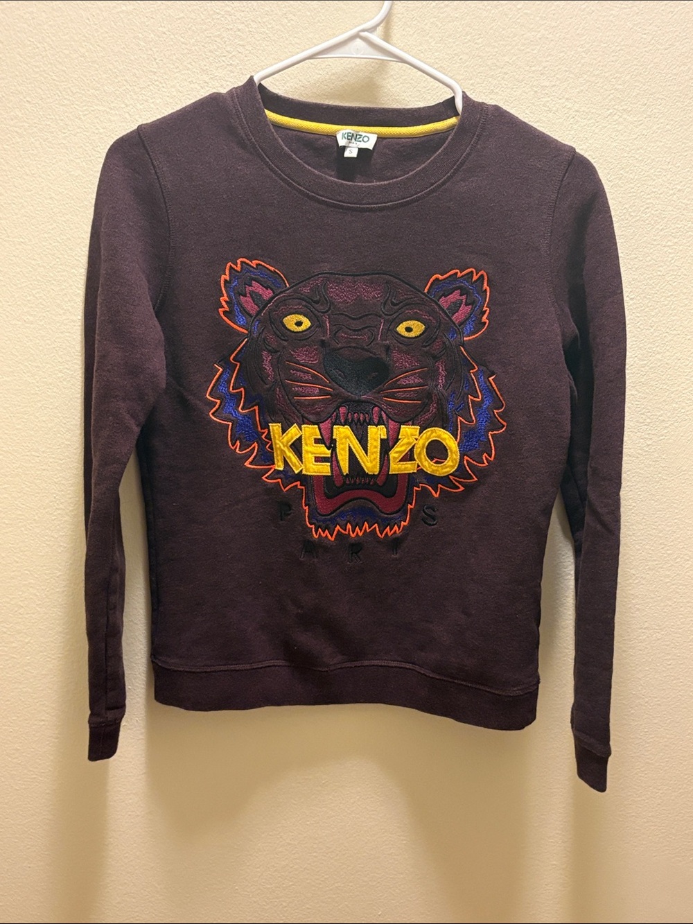 Kenzo Paris purple sweatshirt